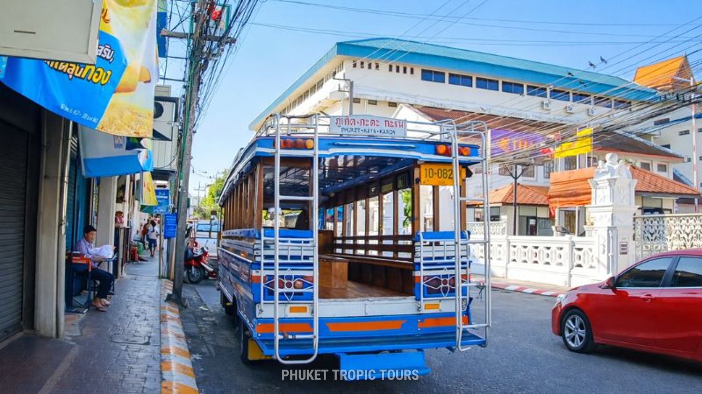 Синий автобус на Пхукете - Фото 3