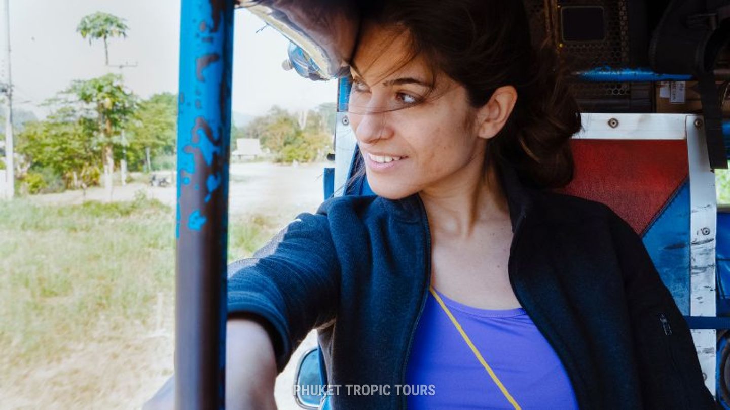 Синий автобус на Пхукете - Фото 2