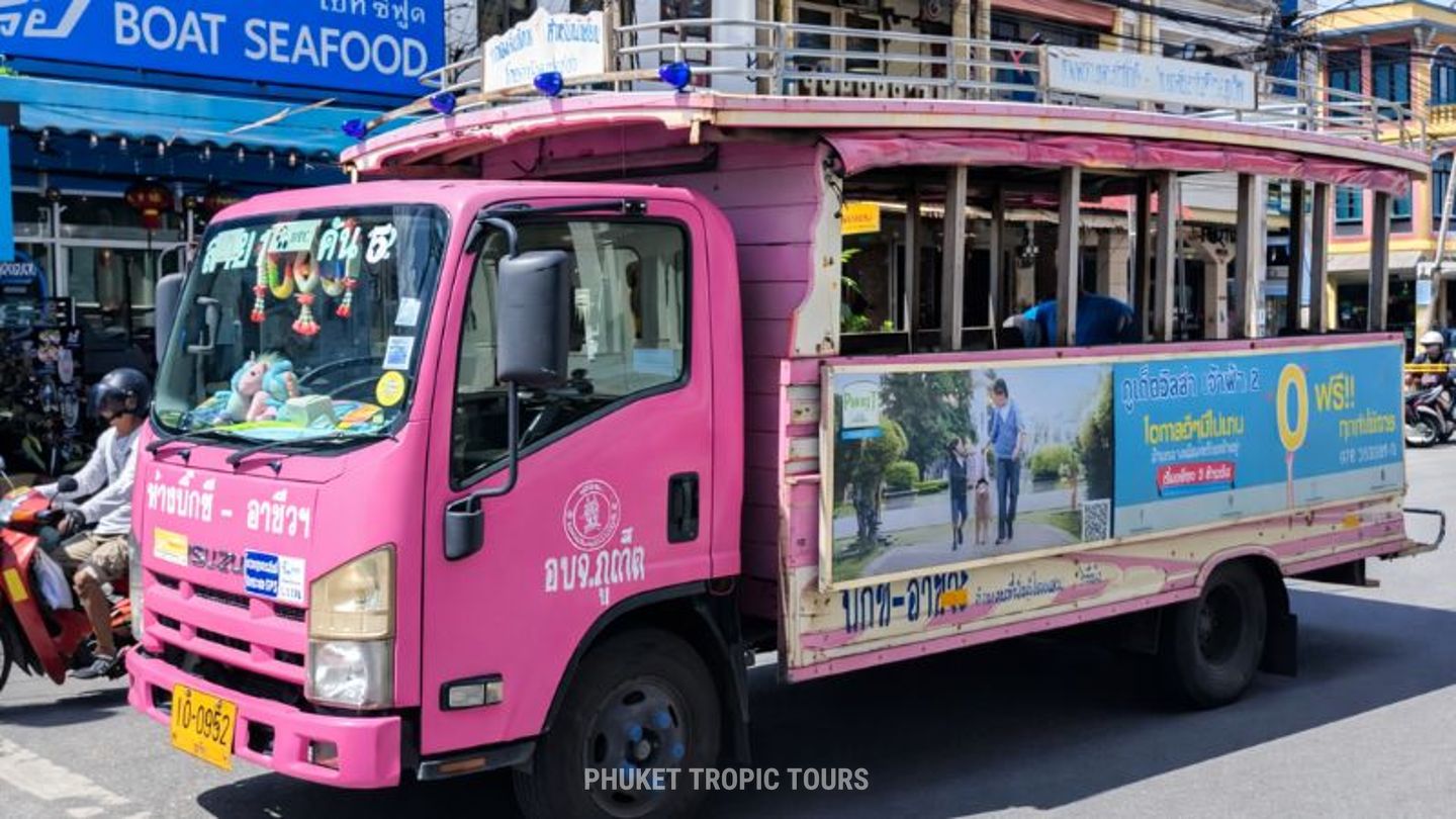 Синий автобус на Пхукете - Фото 6